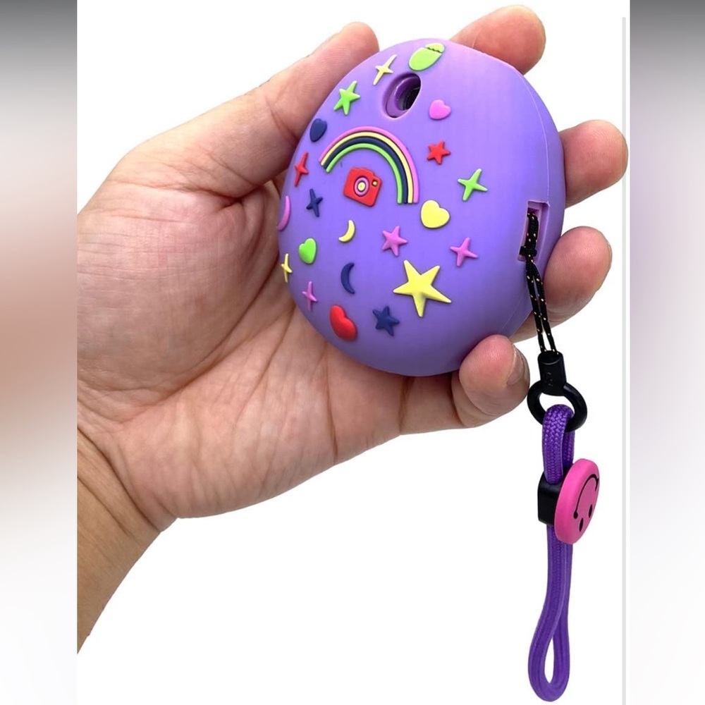 Tamagotchi Pix Purple Silicone Case with Strap